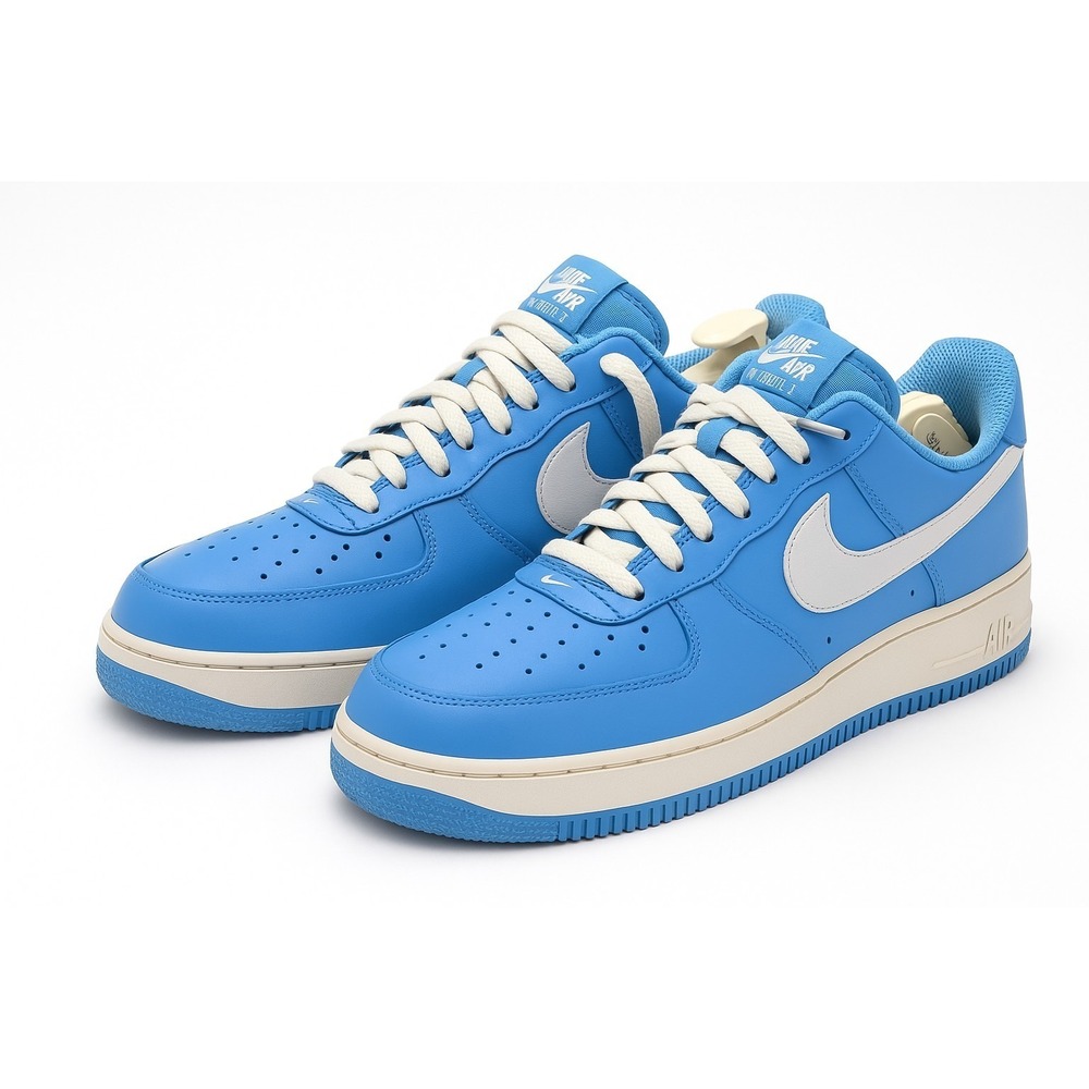 Nike Air Force 1 Low University Blue White Men's Size 12  OG Classic Retro Style